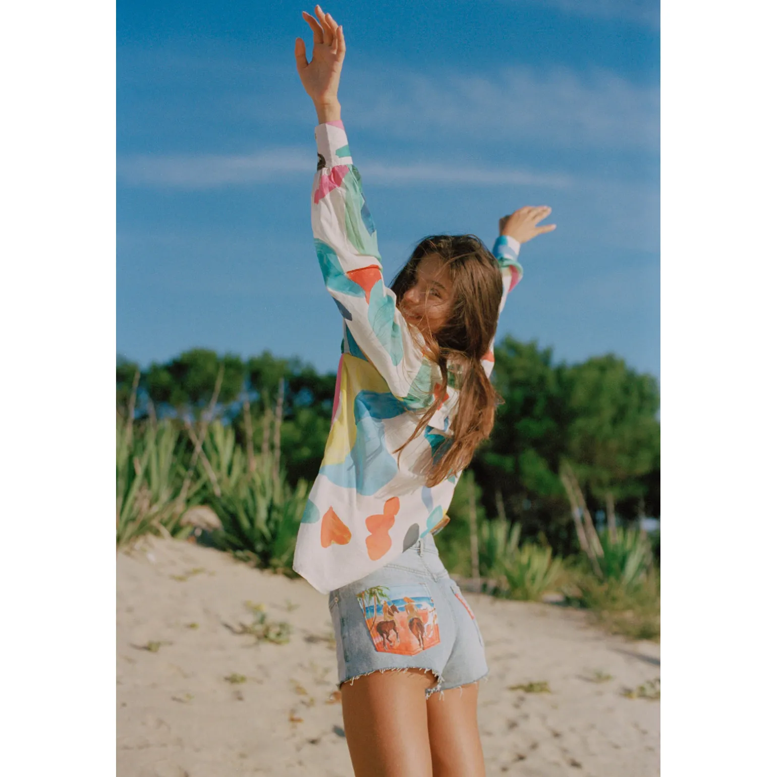 BLOUSE BALLON RAINBOW