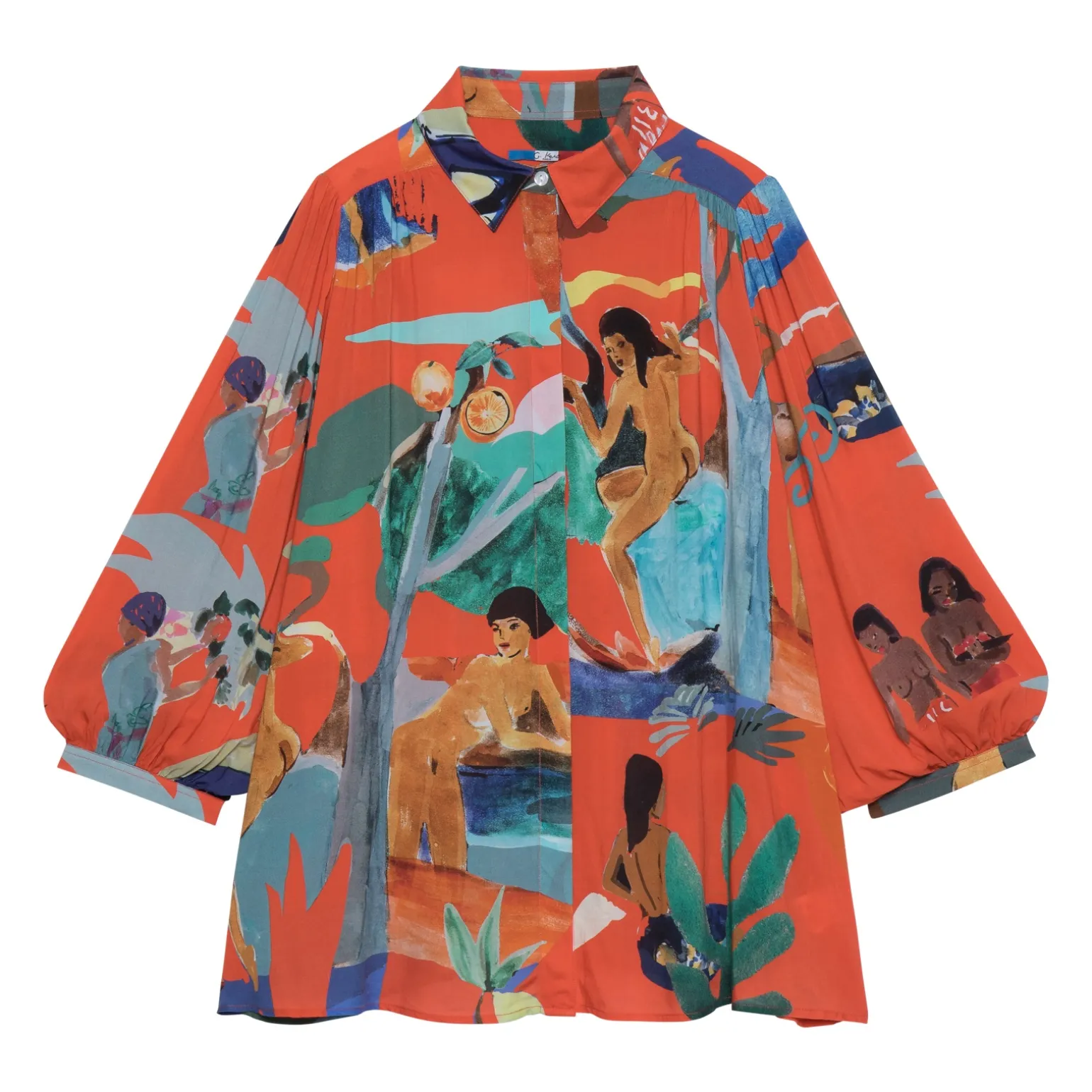 BLOUSE Belle de Nuit Rouge