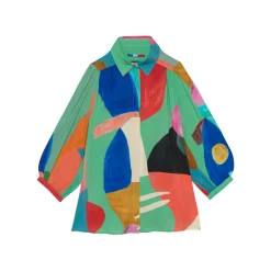 BLOUSE MOSAICA VERDE