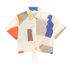 Chemise crop Big Colors