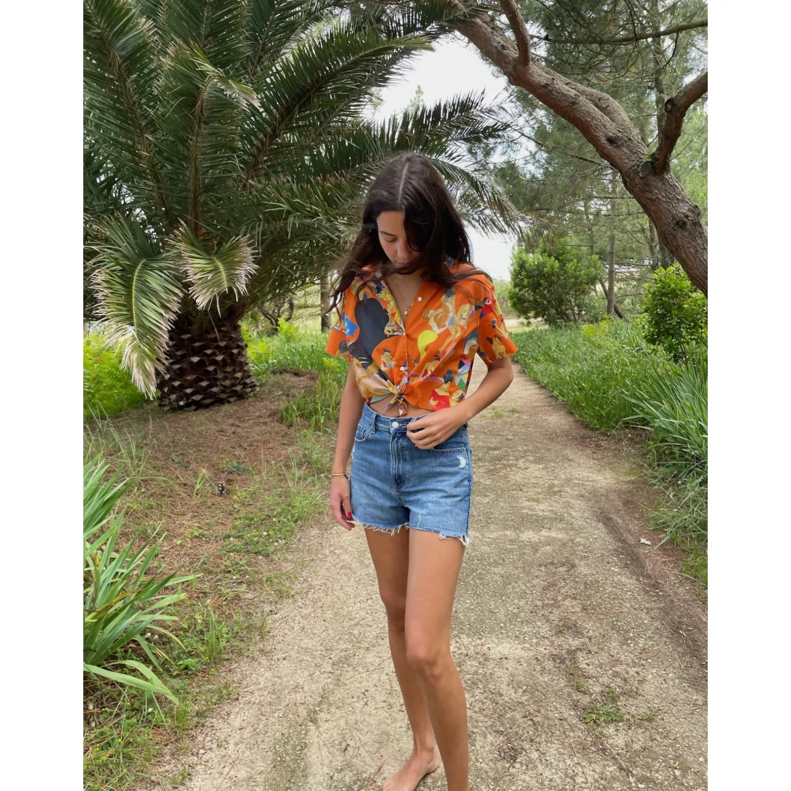 CHEMISE CROP Sanguine Love