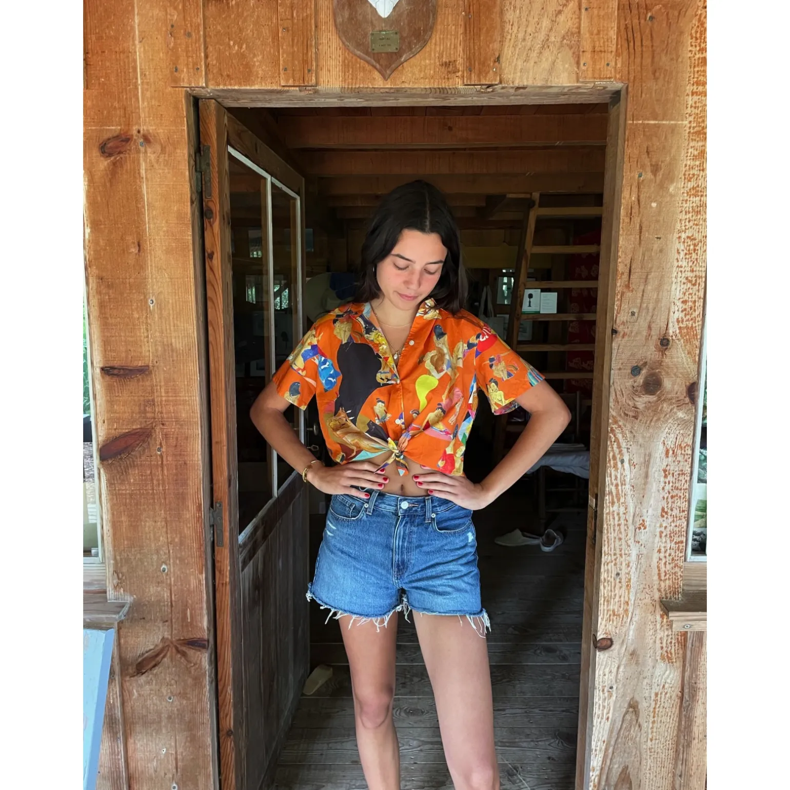 CHEMISE CROP Sanguine Love