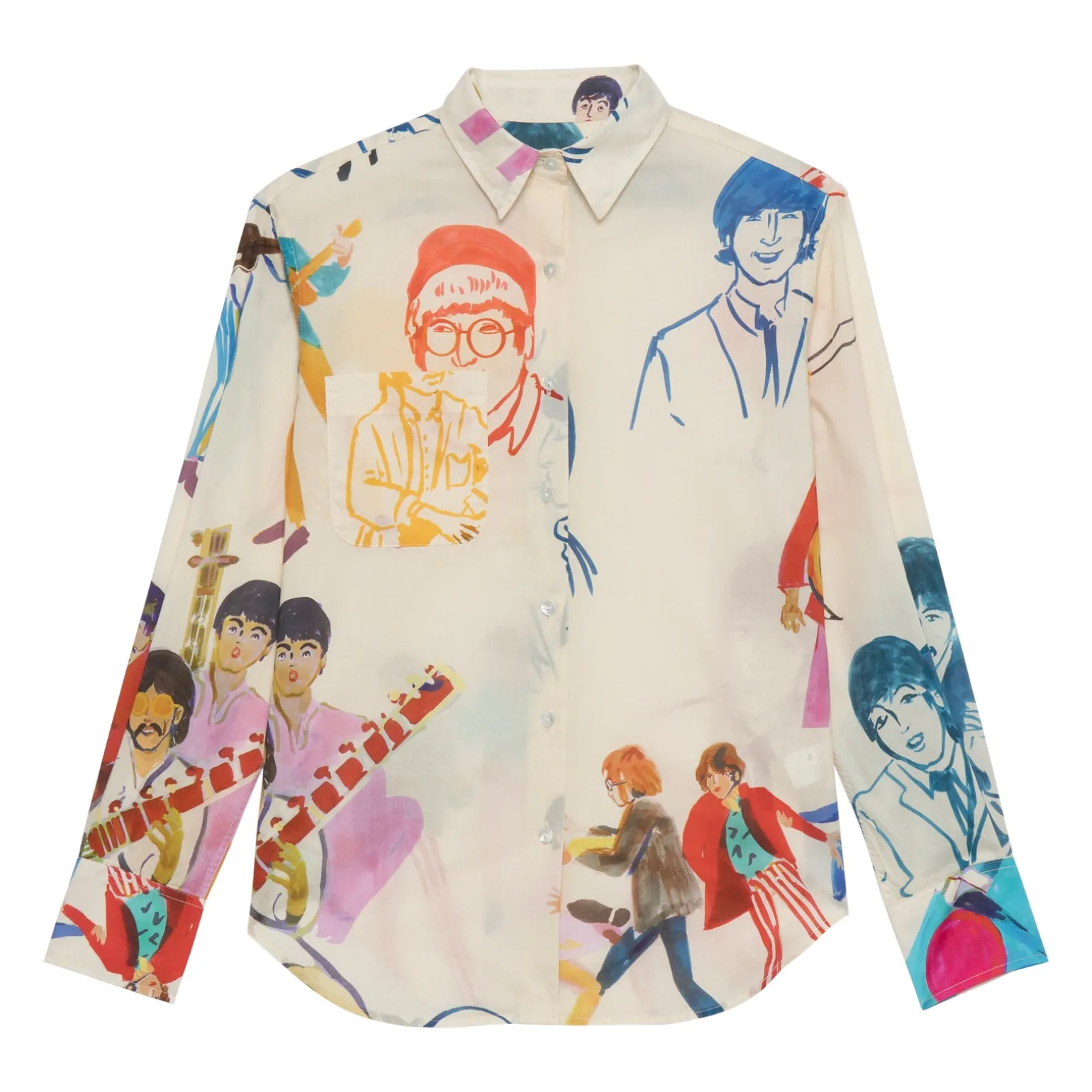 CHEMISE EN COTON Beatles