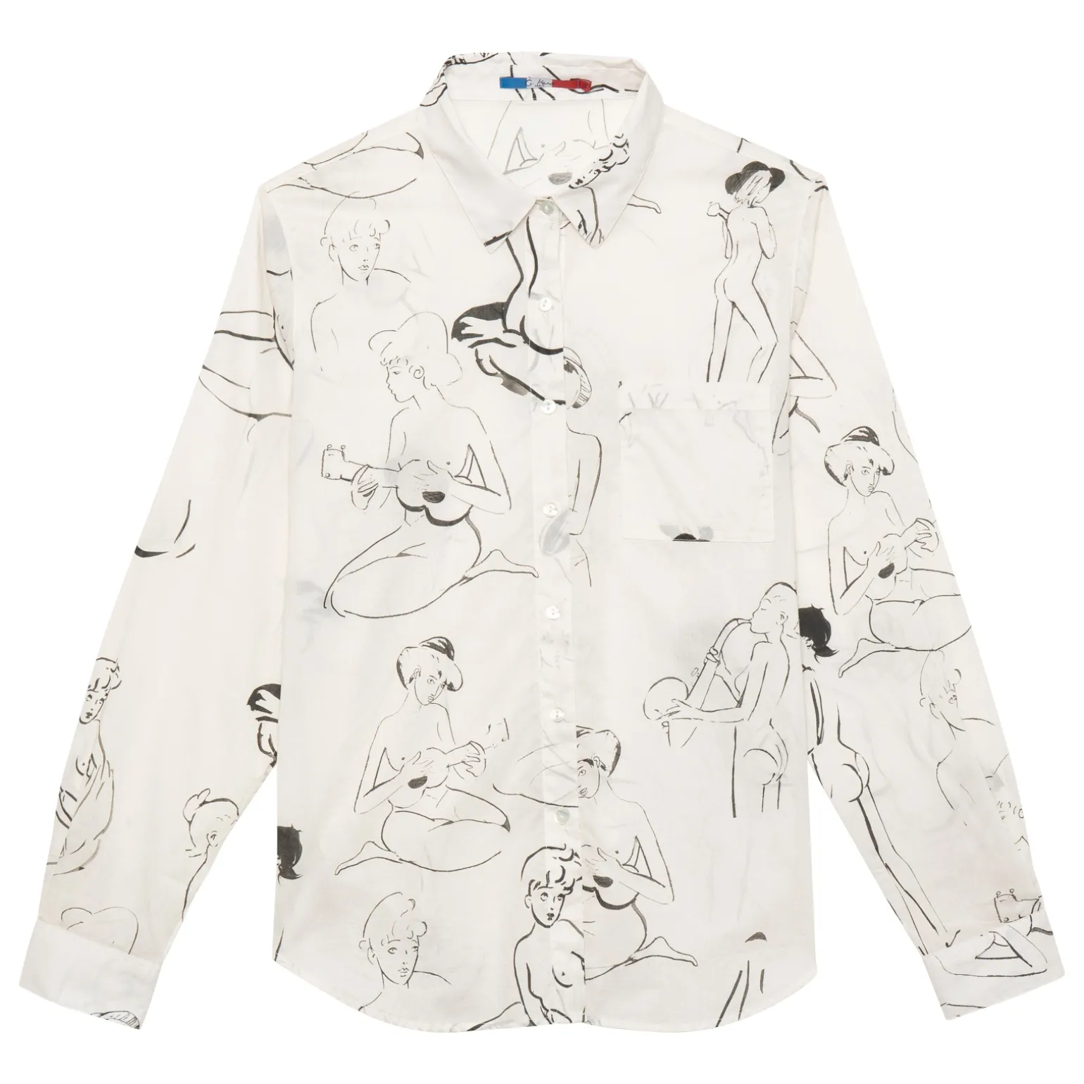 Chemise en coton Esquisse