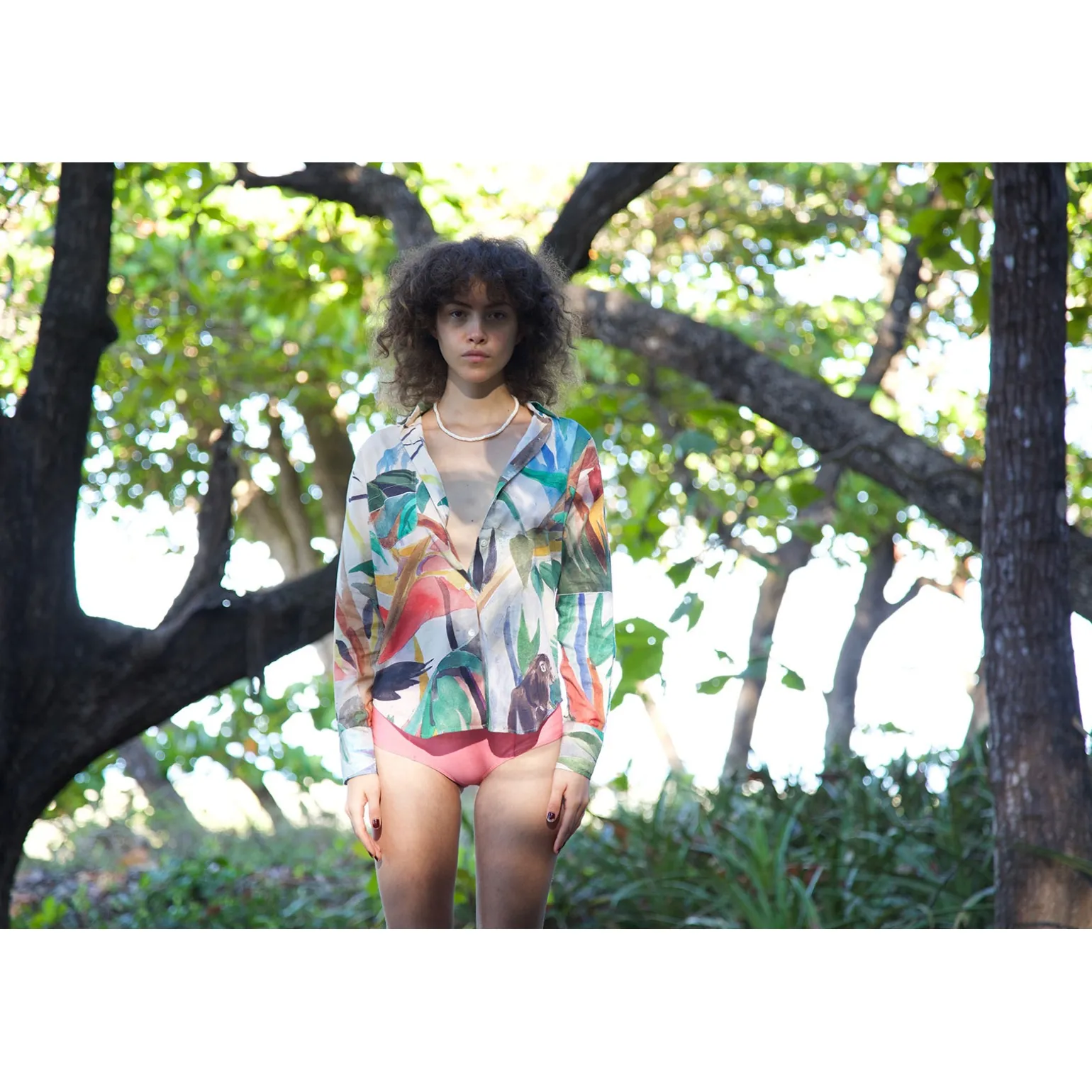 CHEMISE EN COTON Monkey Trees