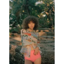 CHEMISE EN COTON SOIE La Pointe