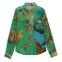 CHEMISE EN COTON SOIE Paraiso Verde