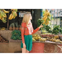CHEMISE EN COTON SOIE Yukuleles Red