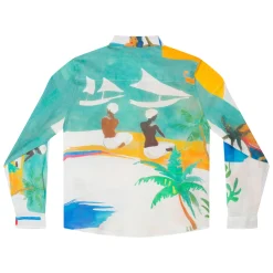 chemise en lin Beach girl