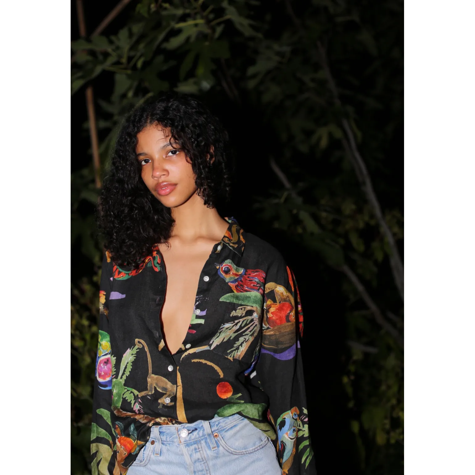 CHEMISE EN LIN FEMMES LUXE NOIR