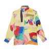 CHEMISE EN LIN GAUDI JAUNE