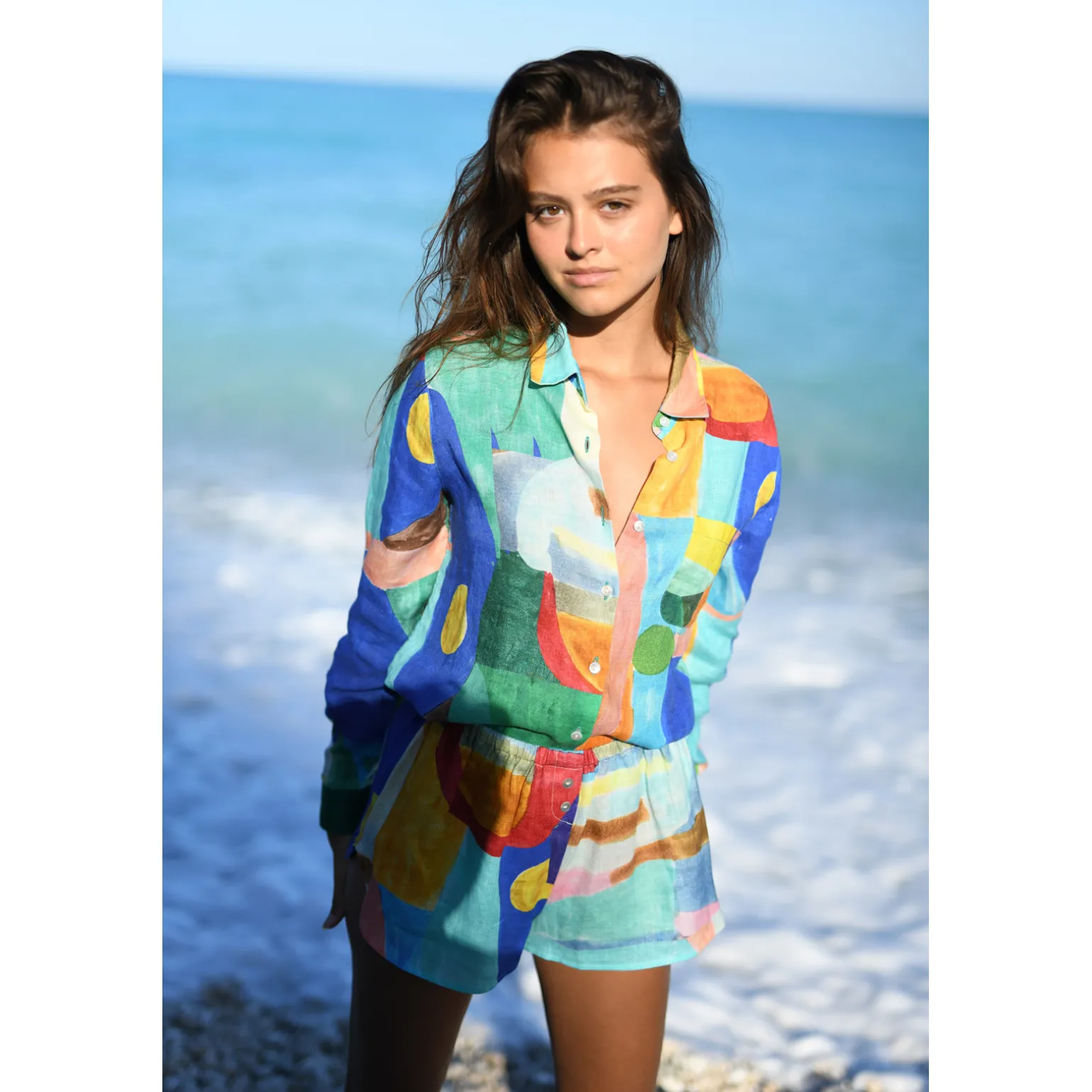 CHEMISE EN LIN METISSE