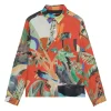 CHEMISE EN LIN ROJO