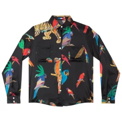 CHEMISE EN SOIE Black Jungle