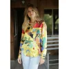 Chemise en soie Le bain jaune