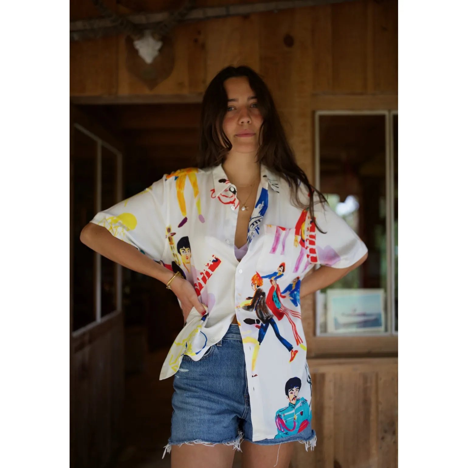 CHEMISE HAWAÏENNE BEATLES