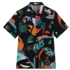 CHEMISE HAWAÏENNE BLACK MOON