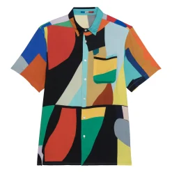 CHEMISE HAWAÏENNE Chess Player Noir