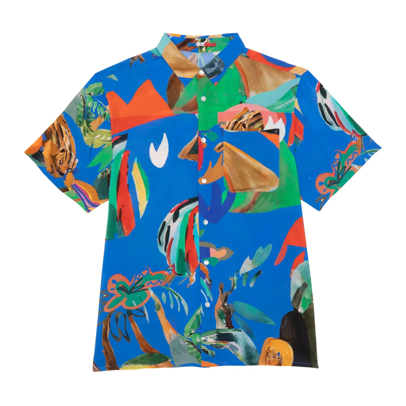Chemise hawaïenne Dancing Blue