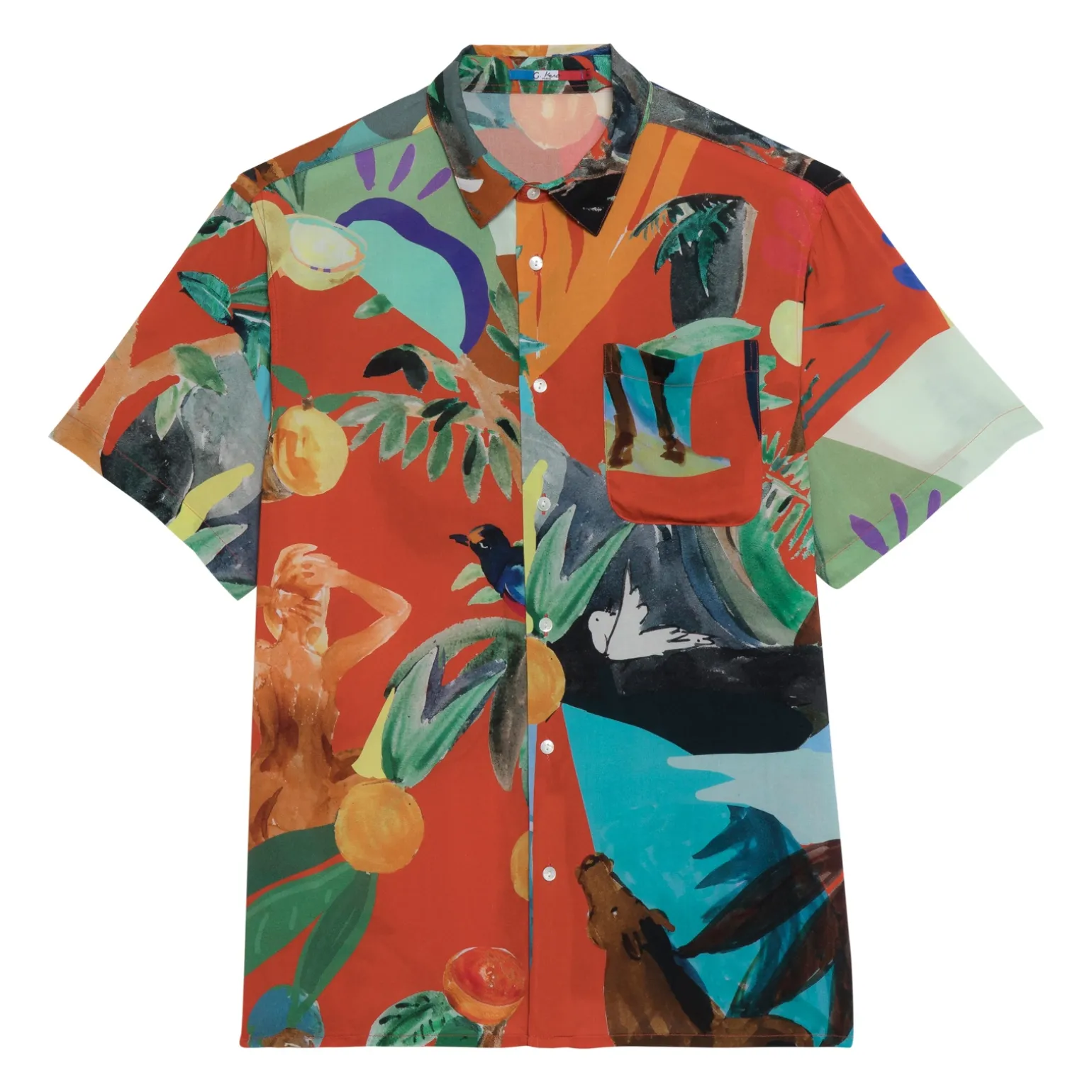 CHEMISE HAWAÏENNE ROJO