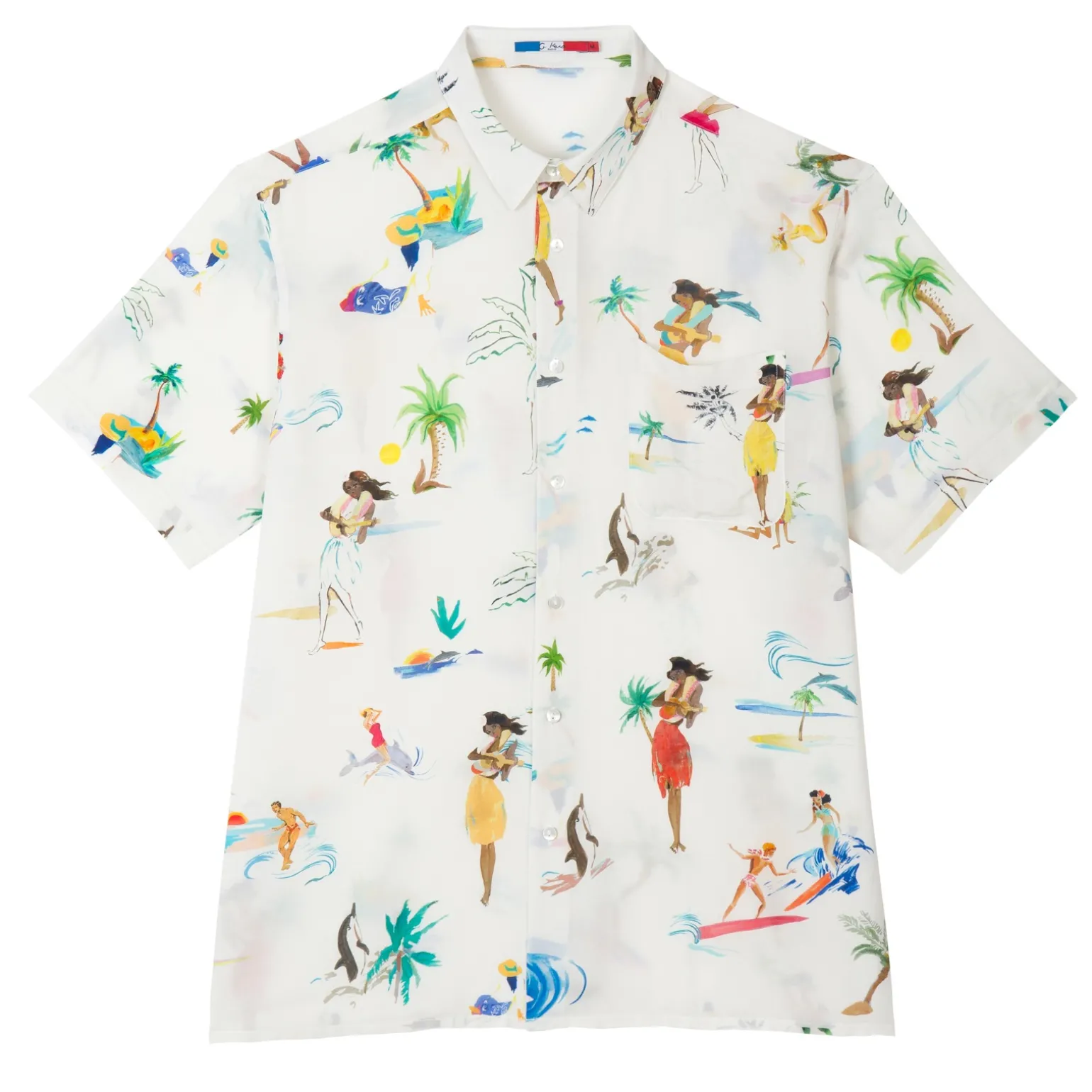 CHEMISE HAWAÏENNE YUKULELES