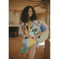 CHEMISE HAWAIENNE CAVALIERS