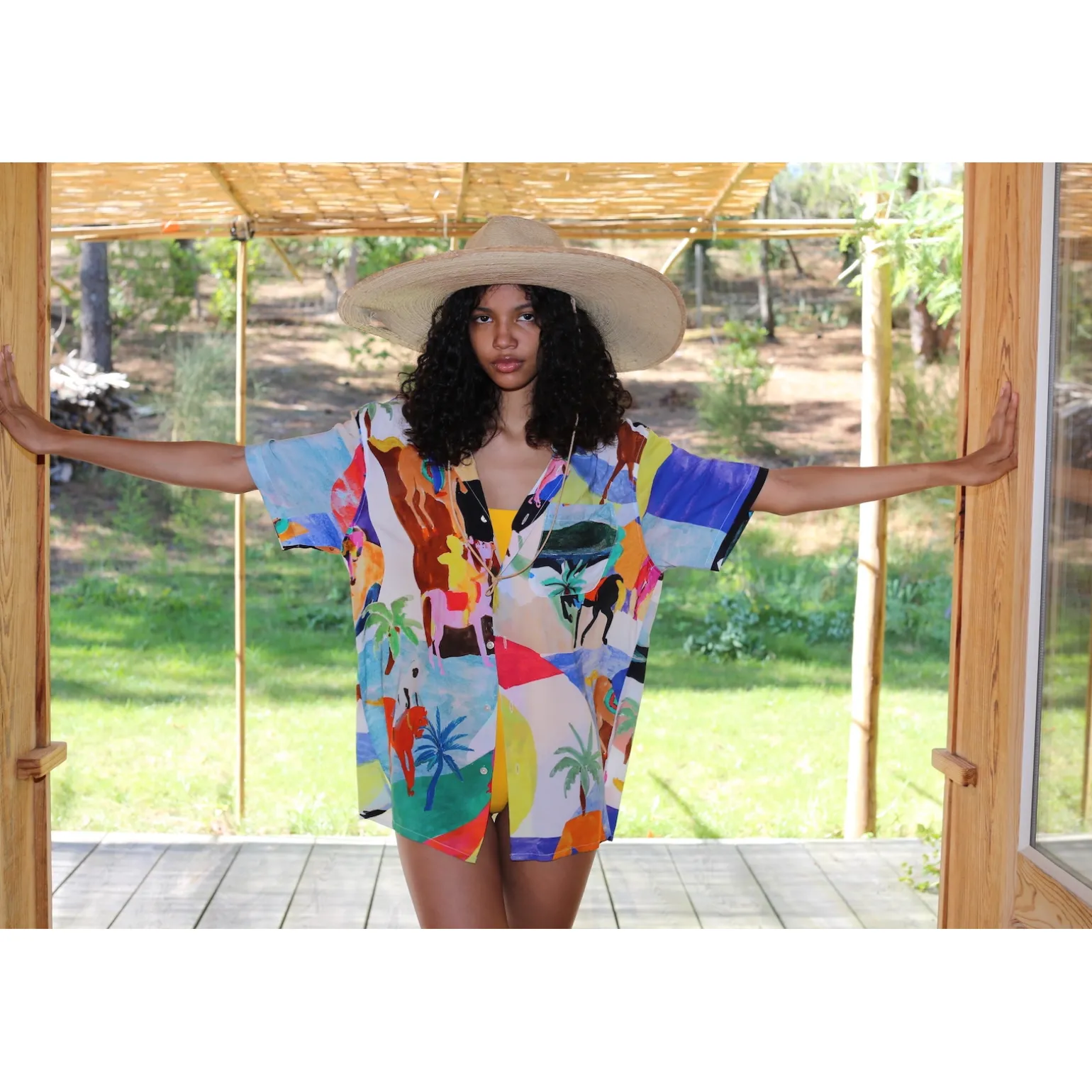 CHEMISE HAWAIENNE CAVALIERS