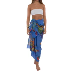 FEMMES LUXE BLUE PAREO