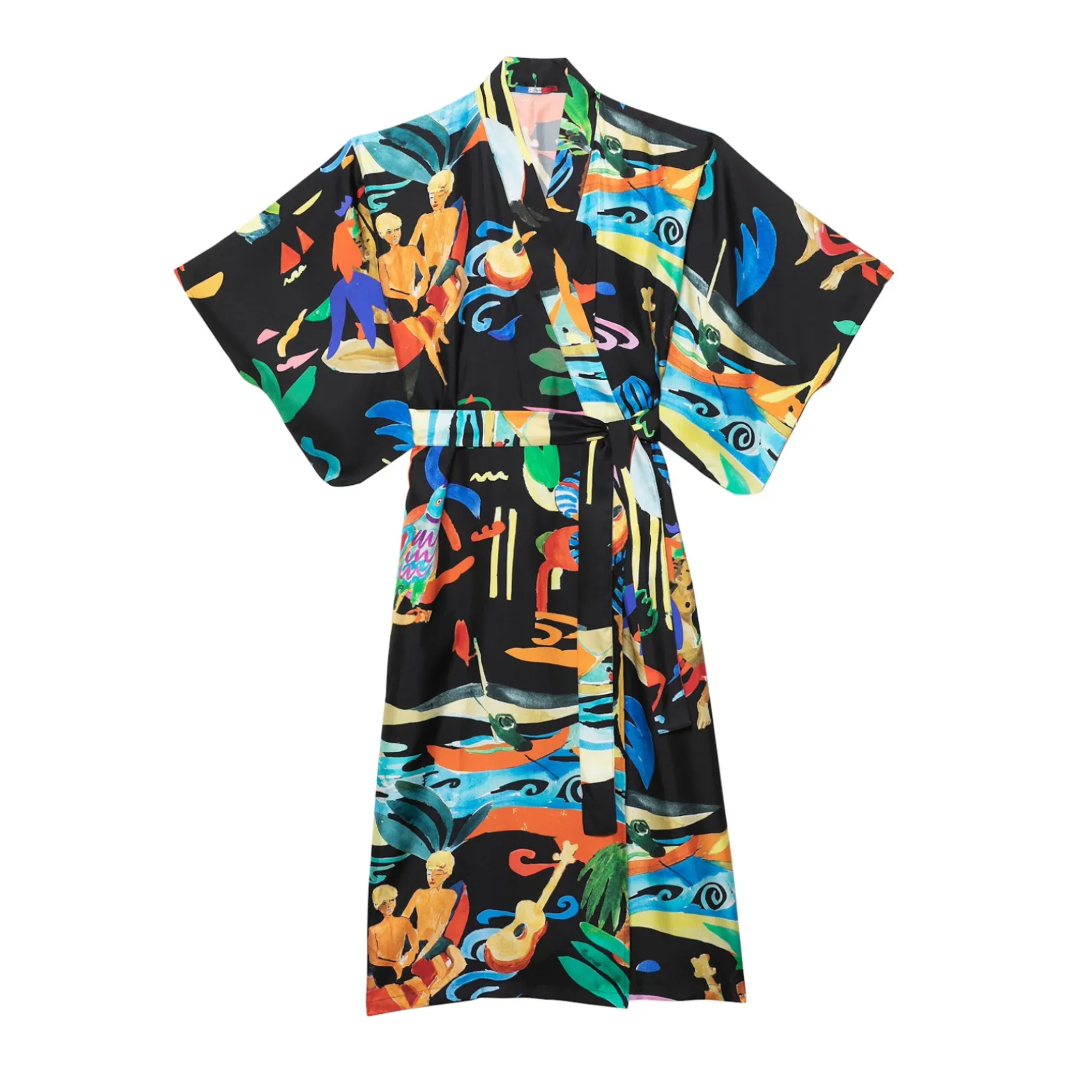 KIMONO BATEAUX NOIR