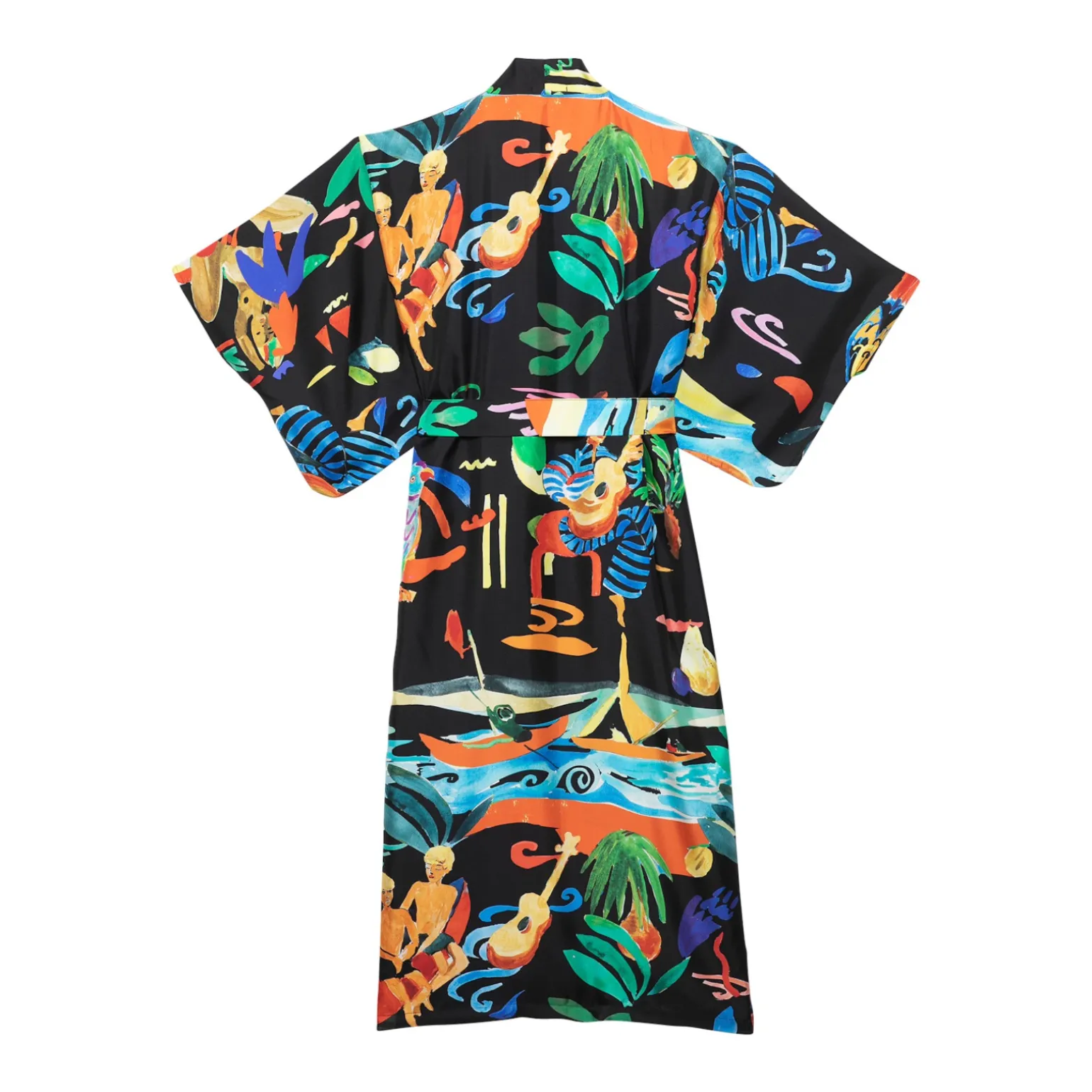 KIMONO BATEAUX NOIR