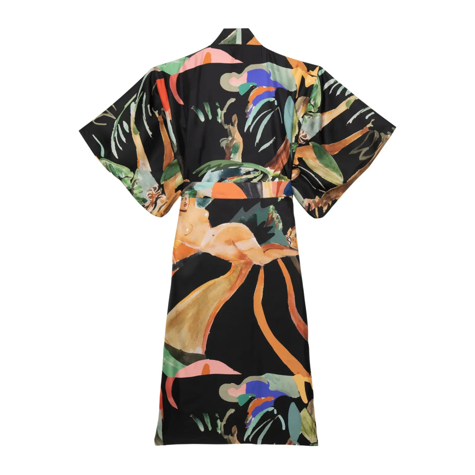 Kimono Dancing Wood Black