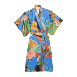 Kimono Dancing Wood Blue