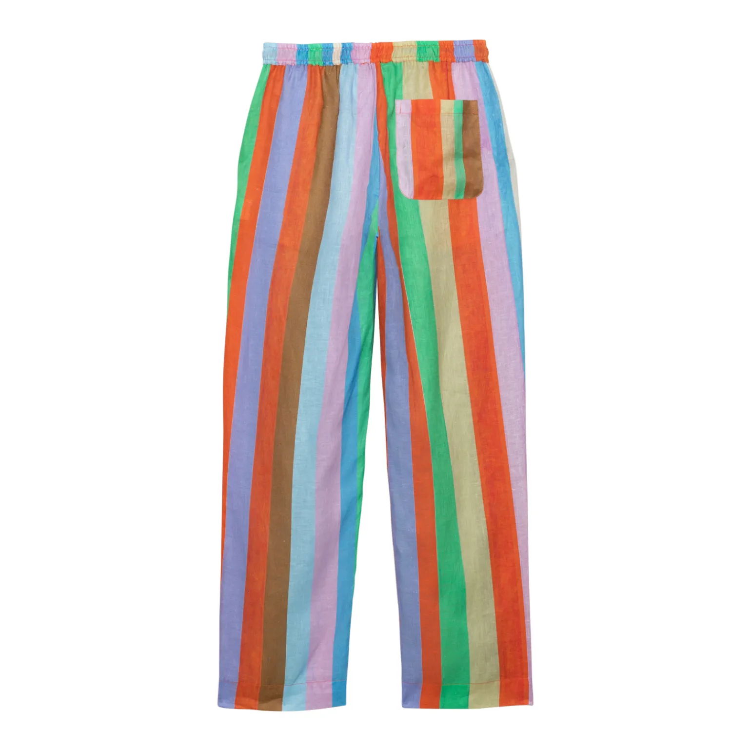PANTALON EN LIN CANELLE
