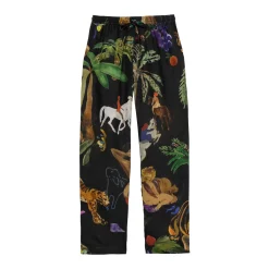 PANTALON EN LIN FEMMES LUXE NOIR