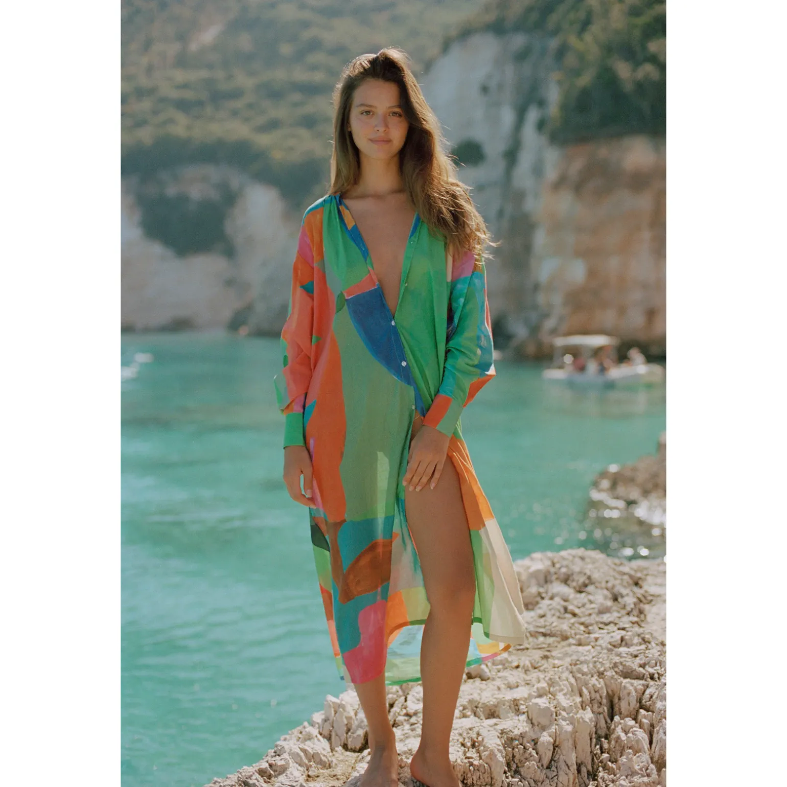 ROBE CAPRI MOSAICA VERDE
