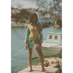 Saharienne Yellow Red Green