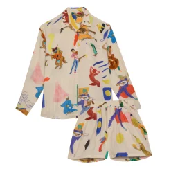 SHORT EN GAZE DE COTON MUSIC CUT