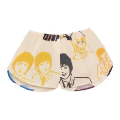 Short en lin Beatles