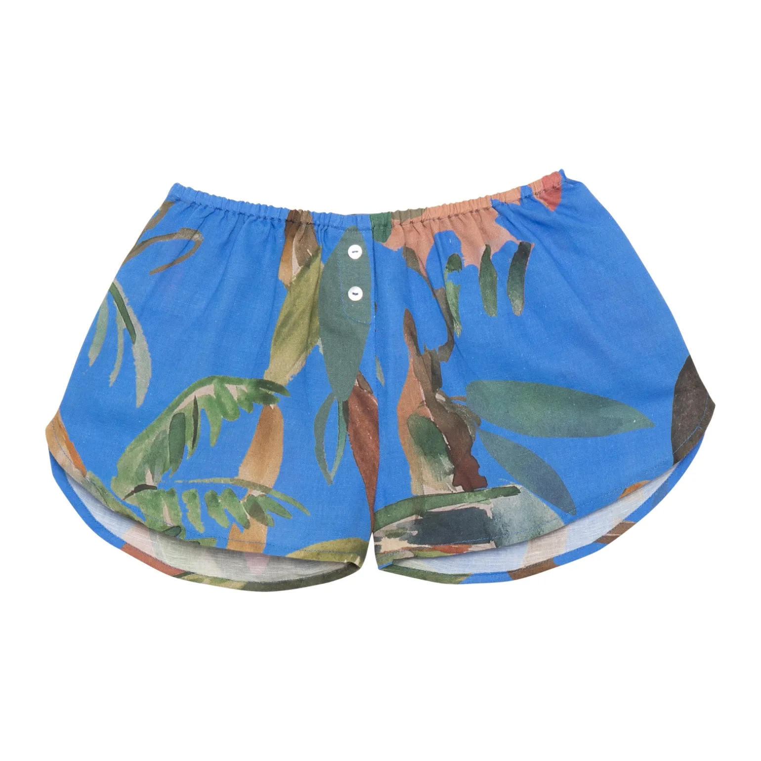 short en lin Dancing Blue
