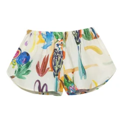 SHORT EN LIN PERRUCHES