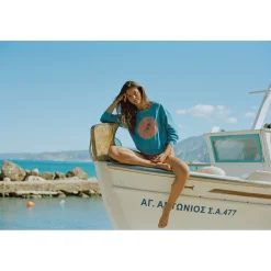 Sweat-Shirt Blue Dolphin Love