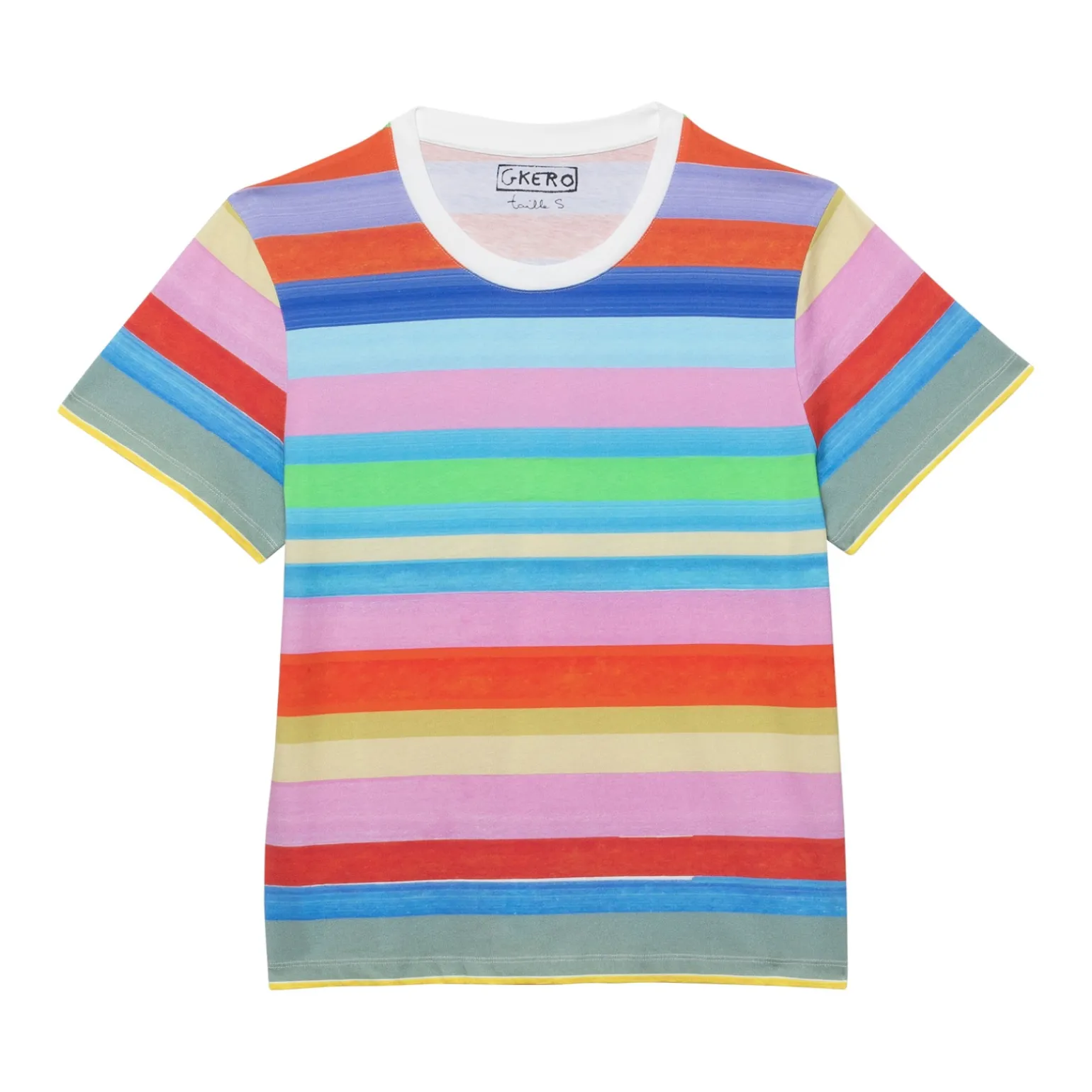 TEE SHIRT PINK STRIPES ONE