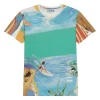 TEE SHIRT SURF COLOR