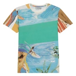 TEE SHIRT SURF COLOR