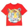 TEE SHIRT Tiger Face Red