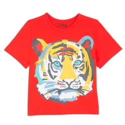 TEE SHIRT Tiger Face Red